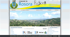 Desktop Screenshot of comune.rosora.an.it
